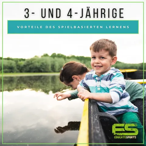 3- und 4-Jährige: Vorteile des spielbasierten Lernens – Kleinkind spielt am Wasser